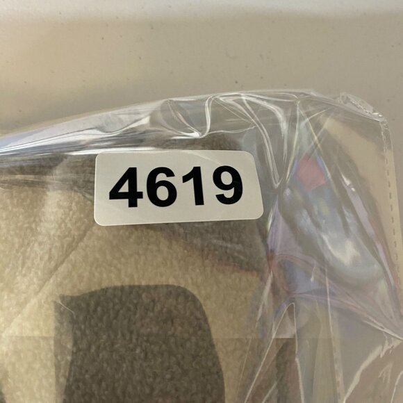 Lands' End Sweater Fleece Vest Womens Large 14-16 Cream Gray Full Zip Pockets - Picture 12 of 13